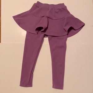 Alex Nova fleece lined pants with attached skirt size 5T
